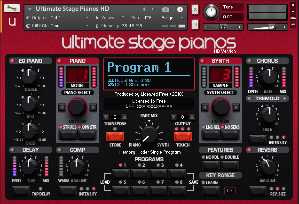 Ultimate Stage Pianos HD